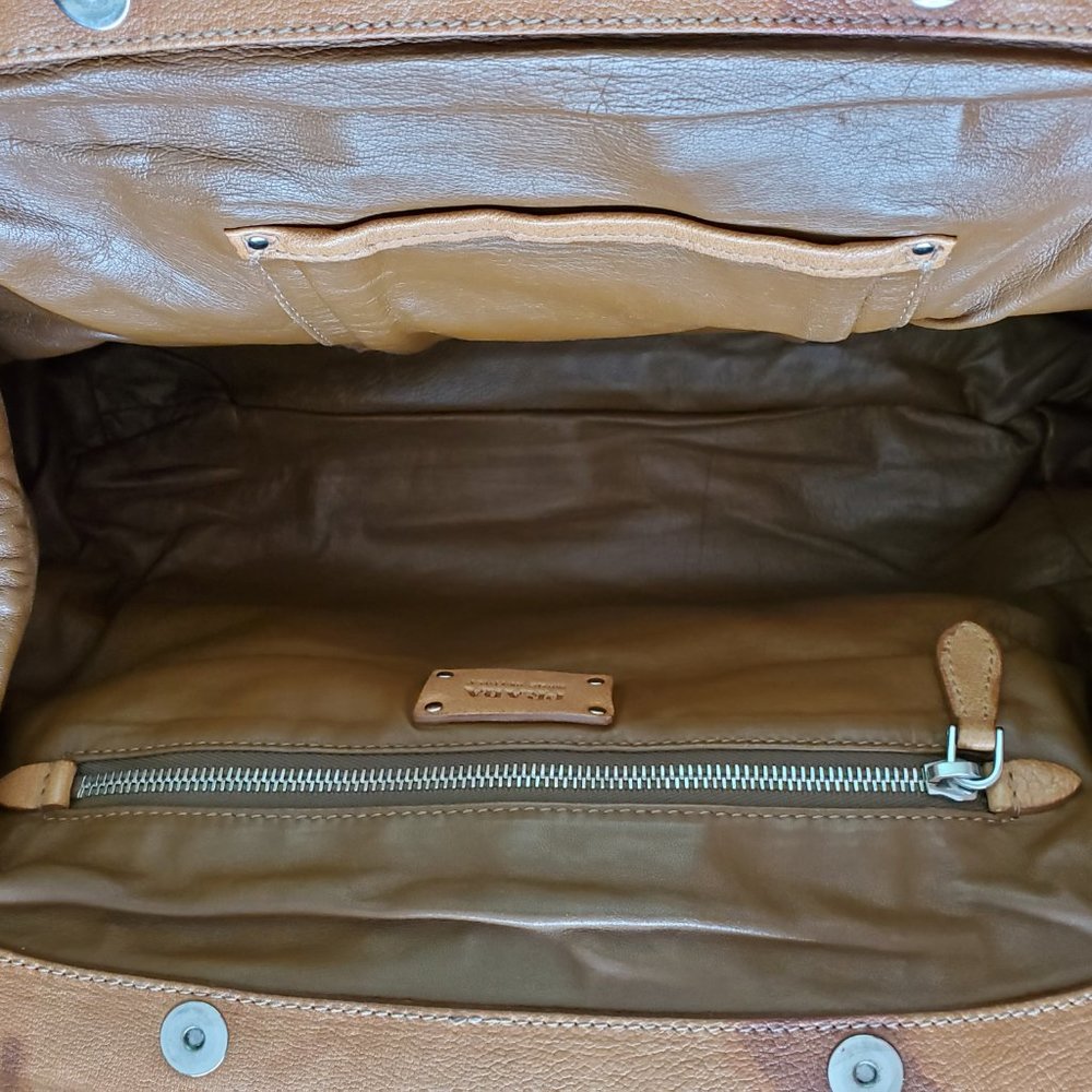 Prada Leather Bag galleria Brown black tie dyed tan cowgirl western edition camo - Picture 8 of 11